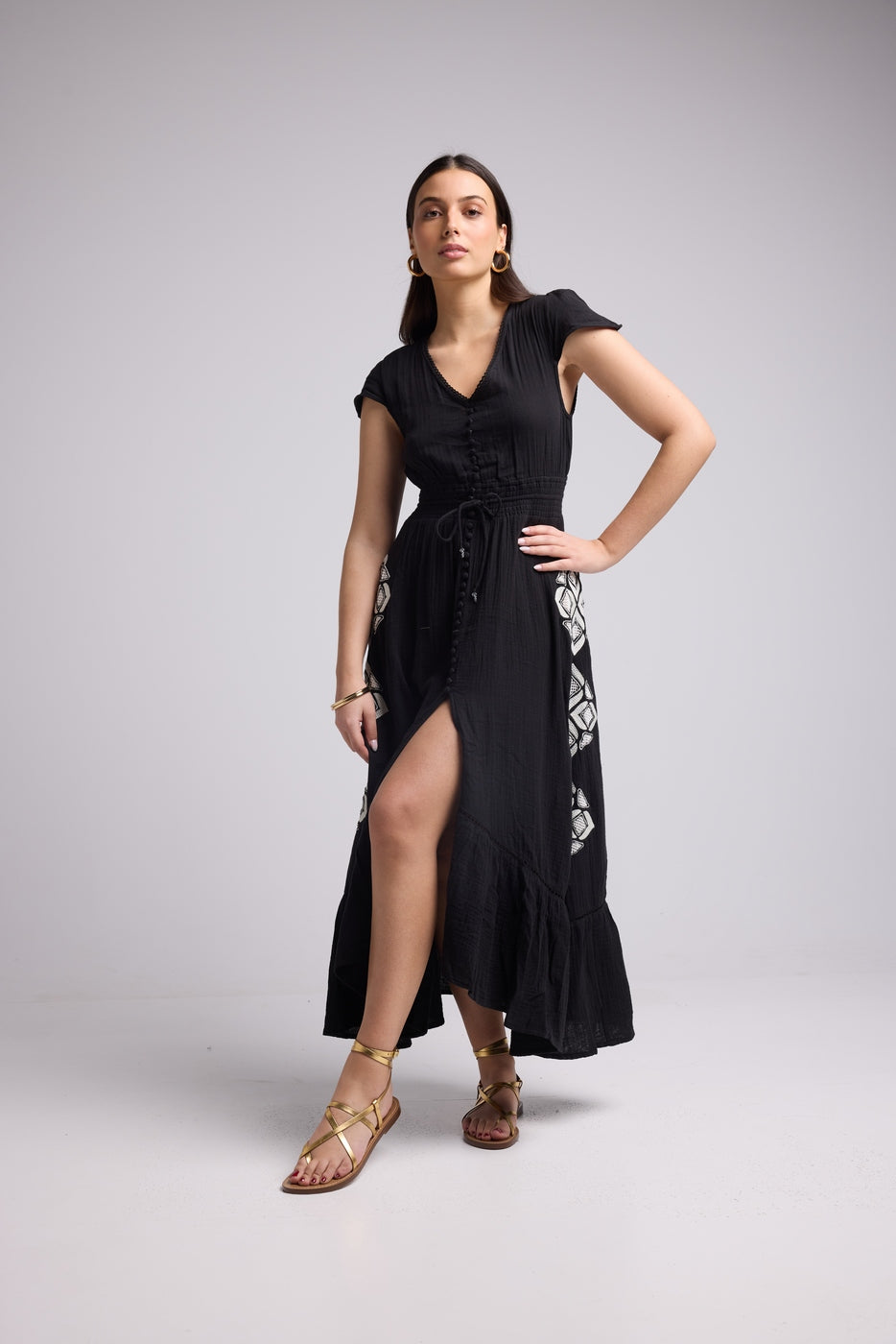 Robe Longue - Ulysse - Noir