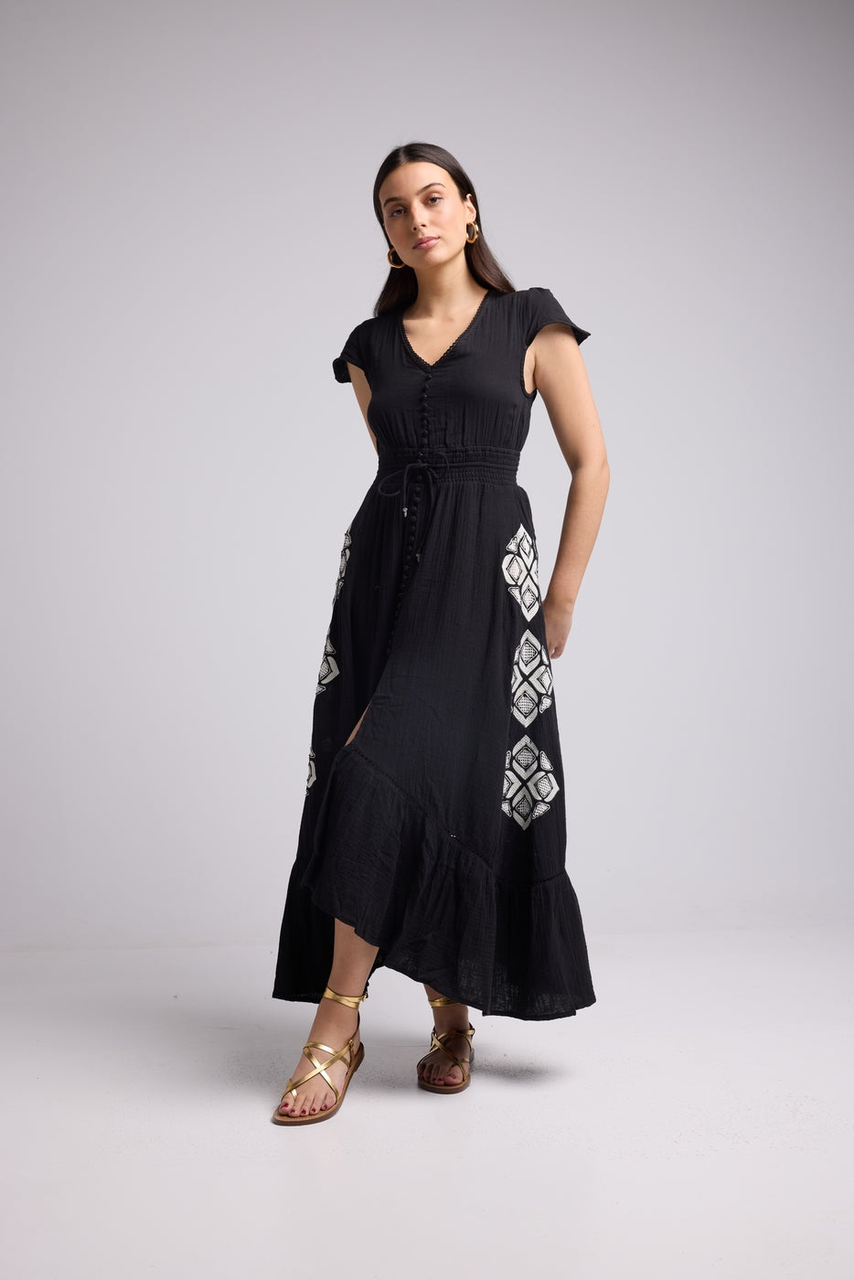 Robe Longue - Ulysse - Noir