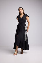 Long Dress - Ulysse - Black