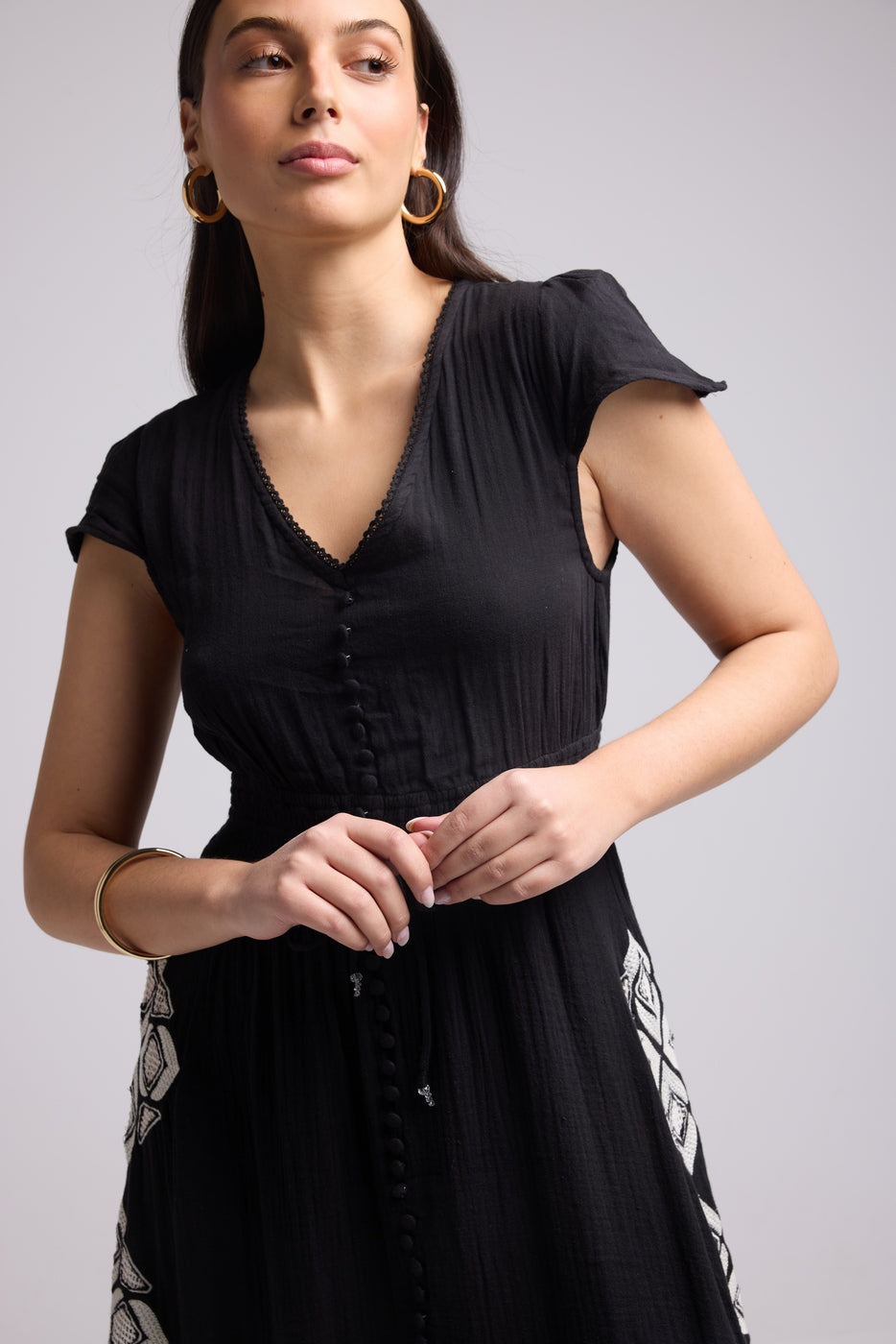 Robe Longue - Ulysse - Noir