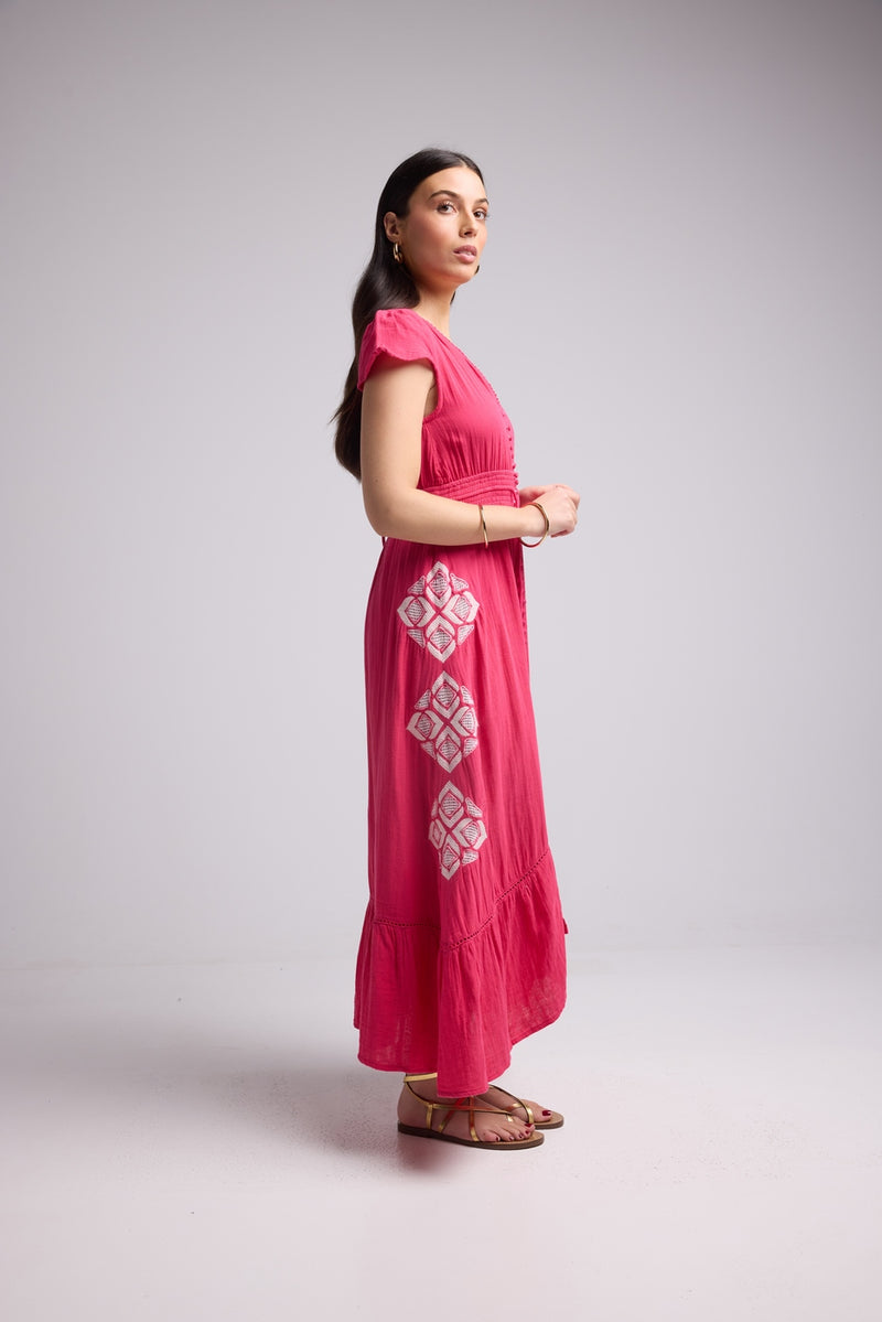Robe Longue - Ulysse - Rose