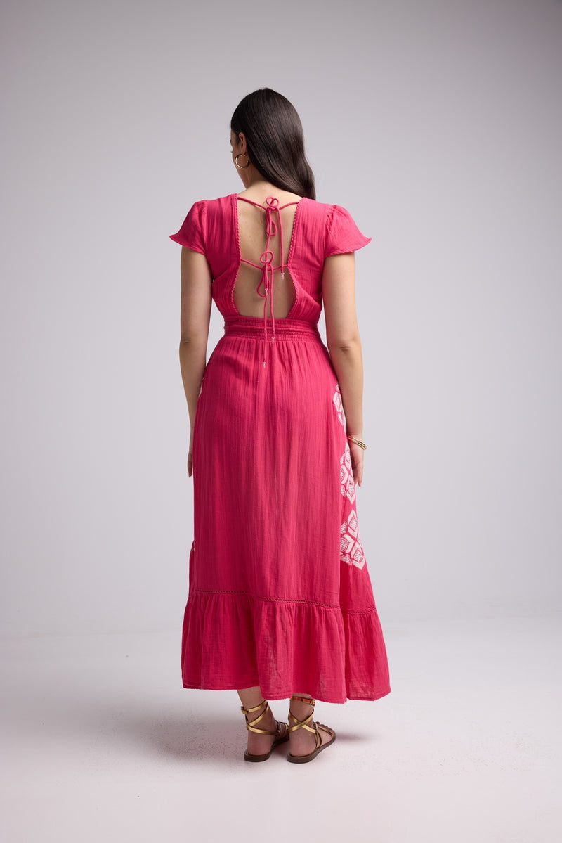 Robe Longue - Ulysse - Rose