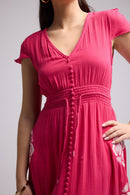 Robe Longue - Ulysse - Rose