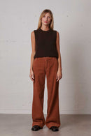 Uma Trendy Corduroy Trousers - Agate