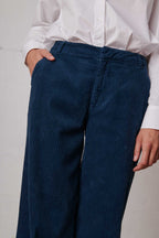 Uma Trendy Corduroy Pants - Prussia