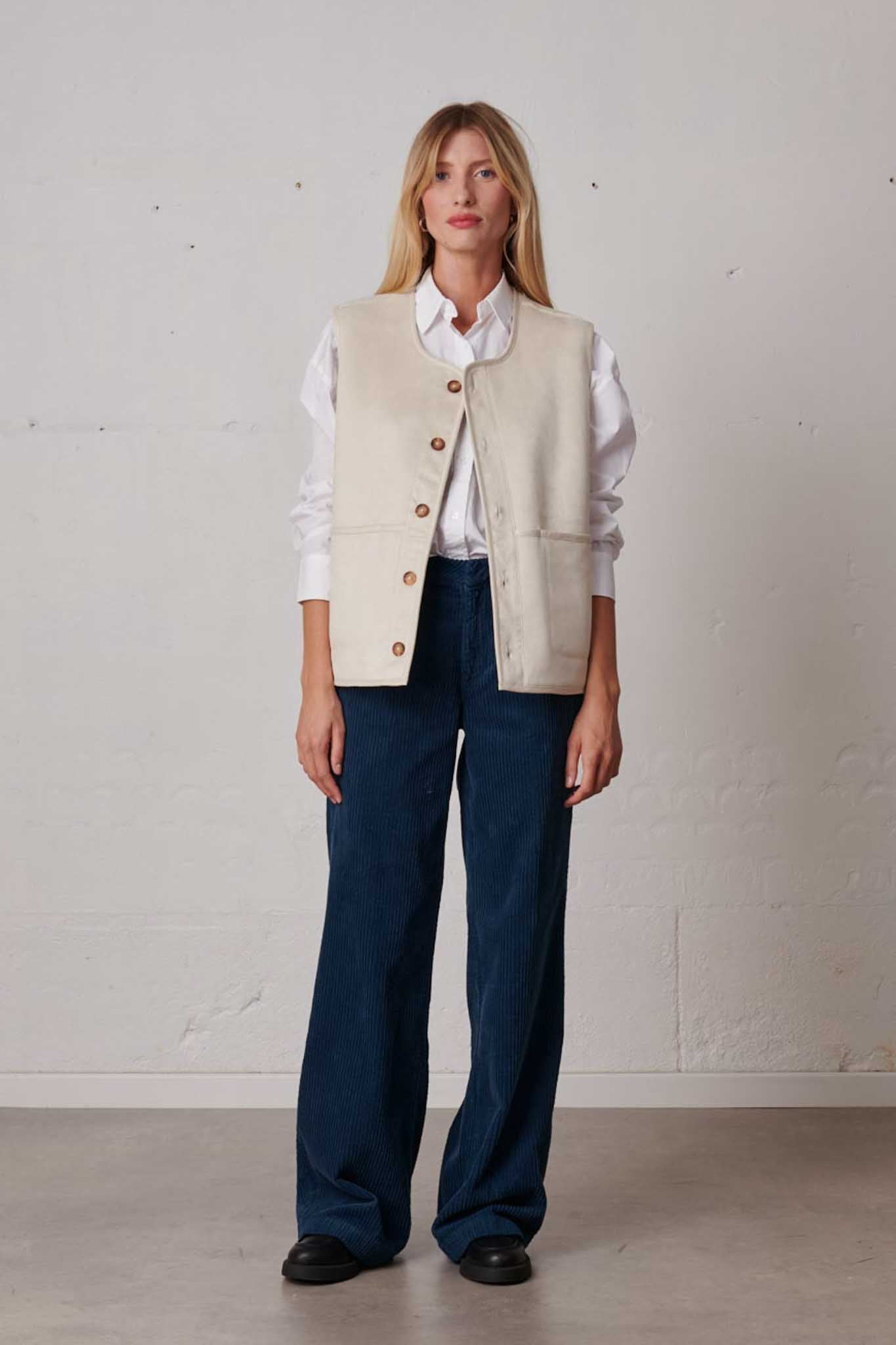 Uma Trendy Corduroy Pants - Prussia