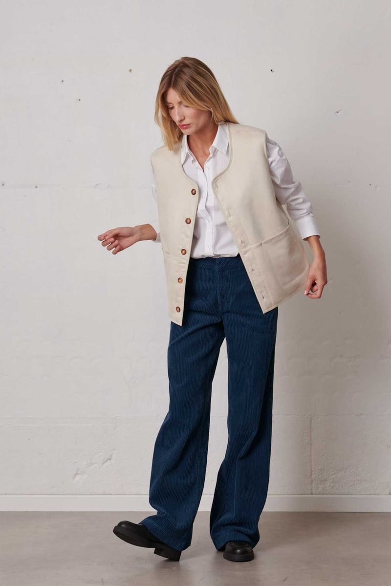 Pantalones de pana Uma Trendy - Prusia