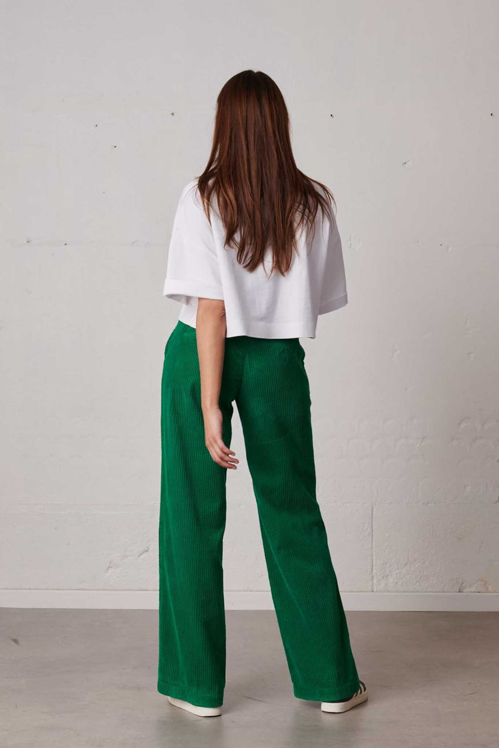 Pantalón Uma Trendy Corduroy - Verde Imperio