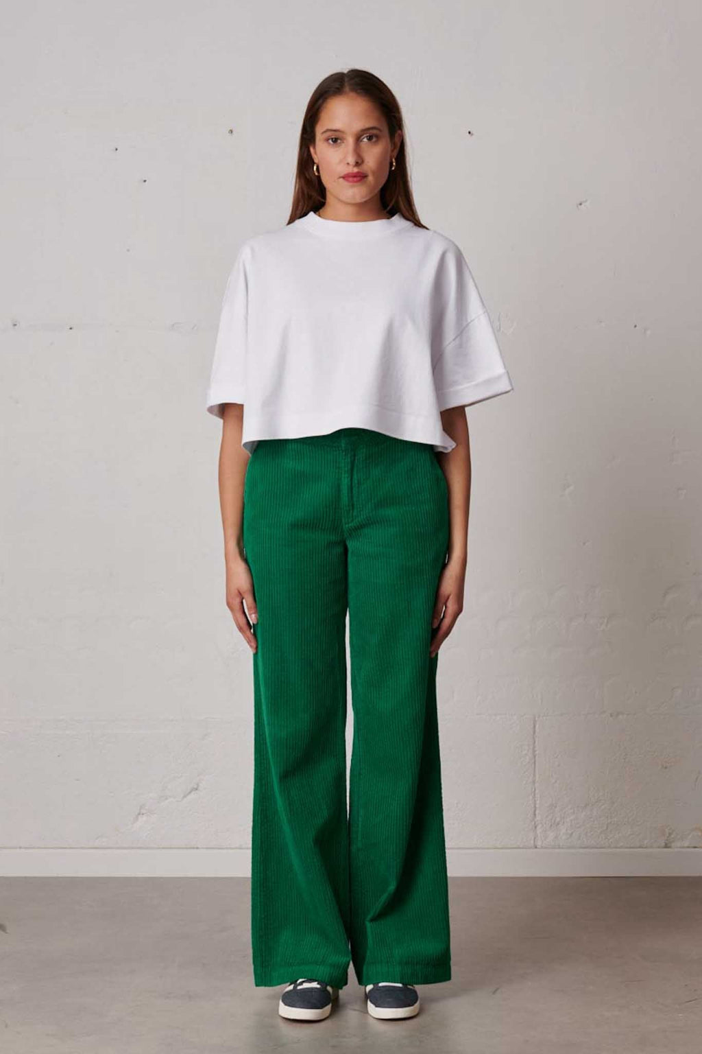 Pantalón Uma Trendy Corduroy - Verde Imperio