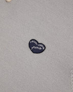 "Heart Patch" Guillaumin Merino Wool Sweater