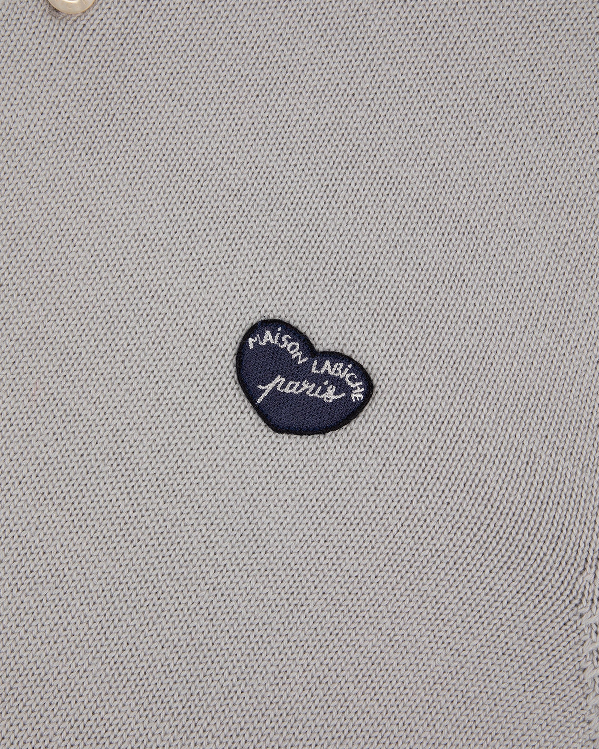 "Heart Patch" Guillaumin Merino Wool Sweater