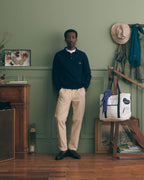 "Heart Patch" Guillaumin Merino Wool Sweater