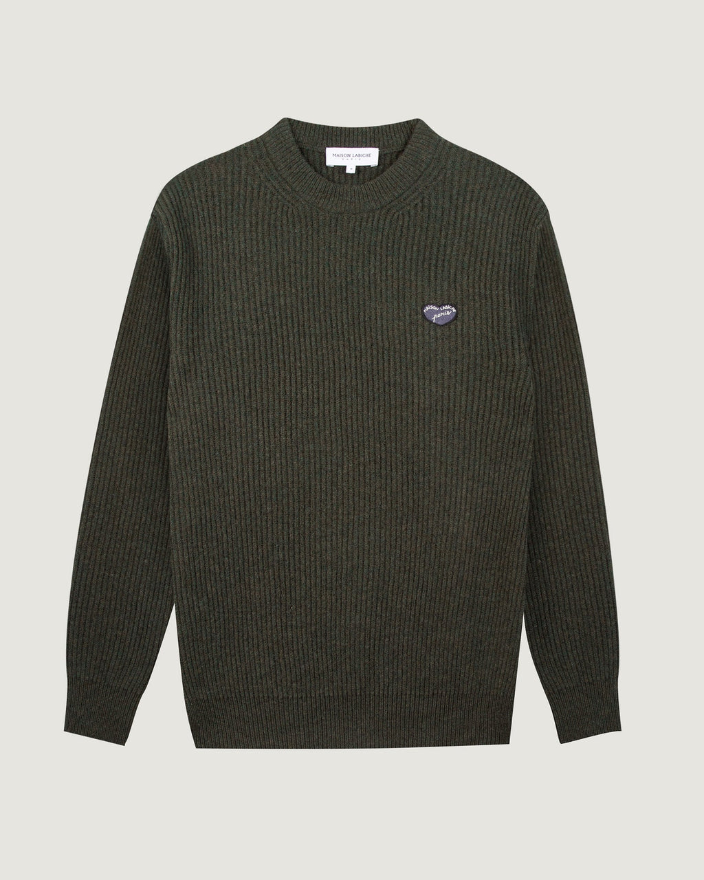 "Patch Heart" Mulot Wool Sweater
