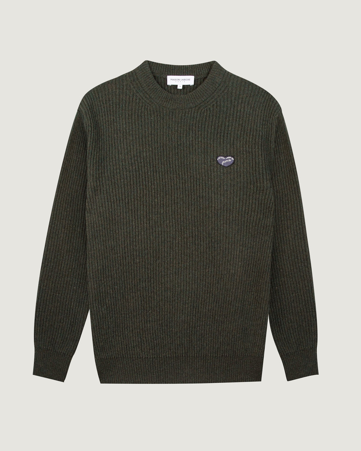 "Patch Heart" Mulot Wool Sweater