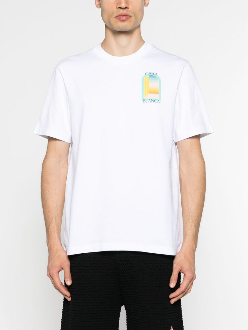 T-Shirt Larc Colore - Blanc