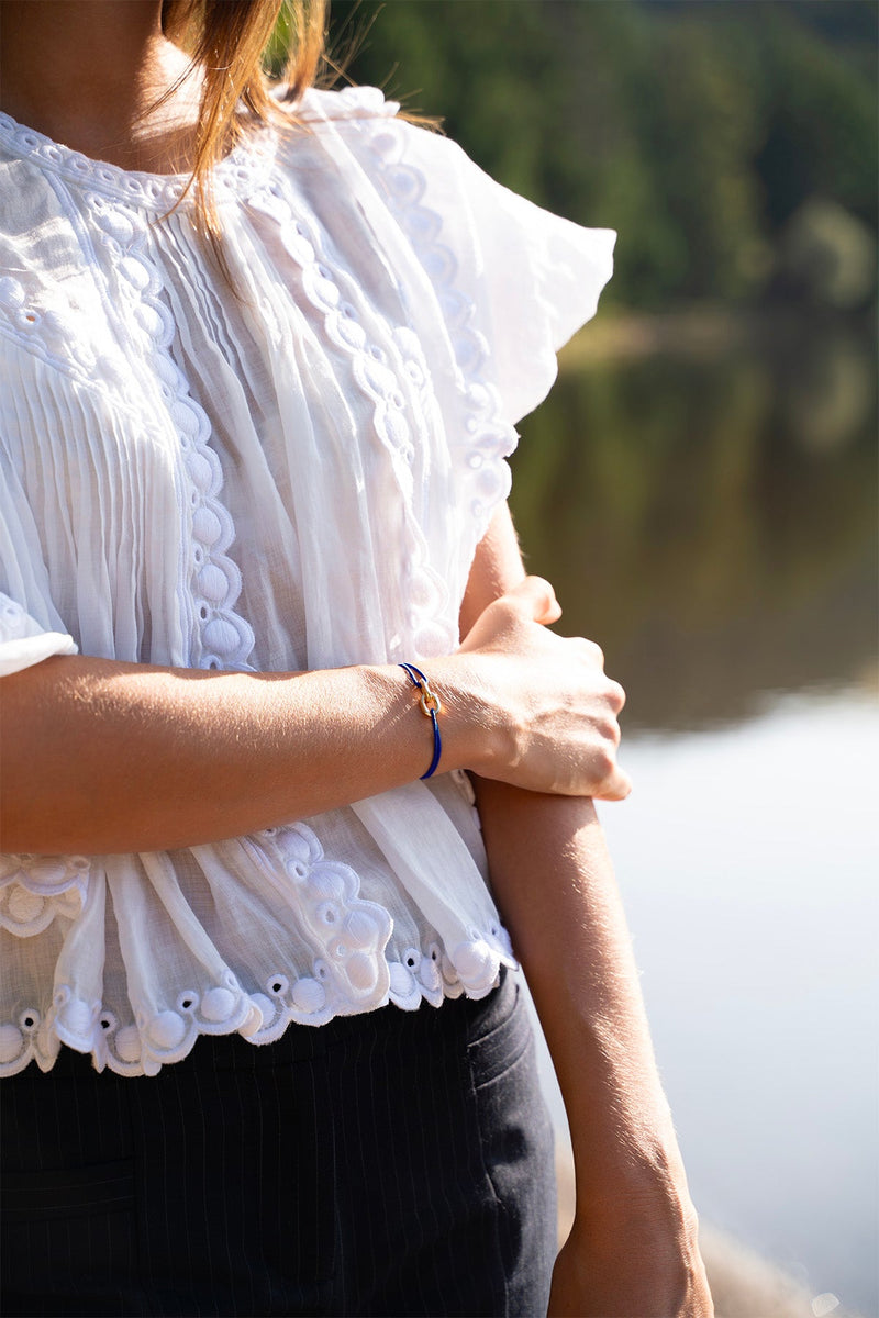 Bracelet Edimbourg - Bleu Roi