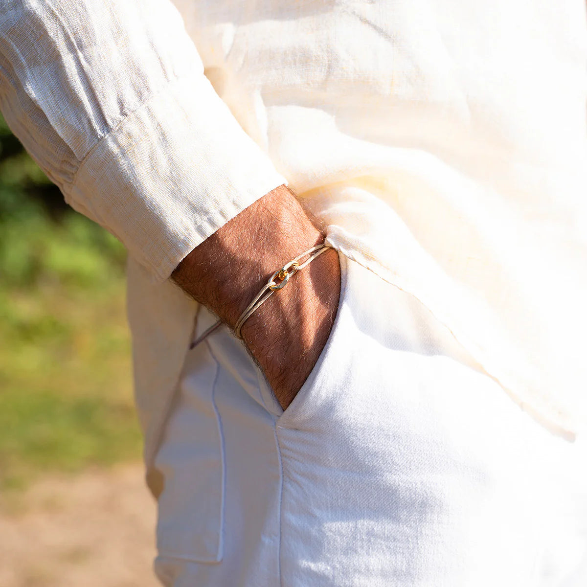 Havana bracelet - Beige