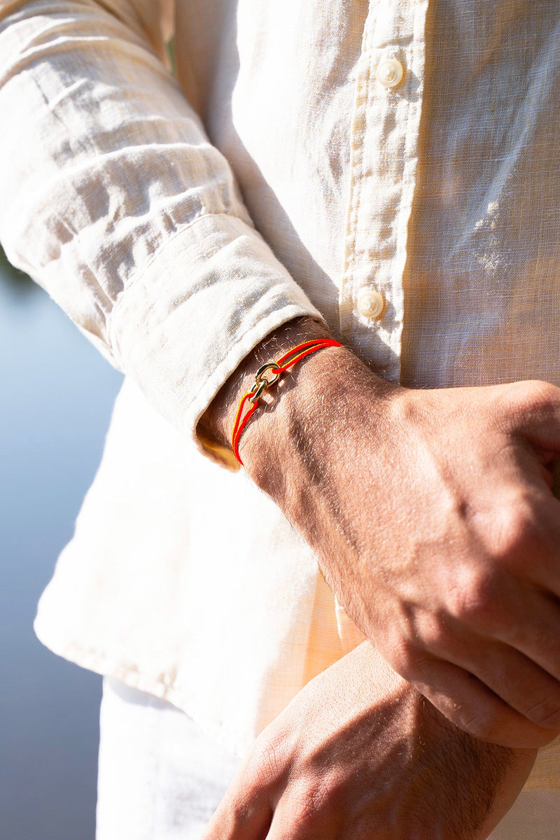 Bracelet Naples - Orange Fluo