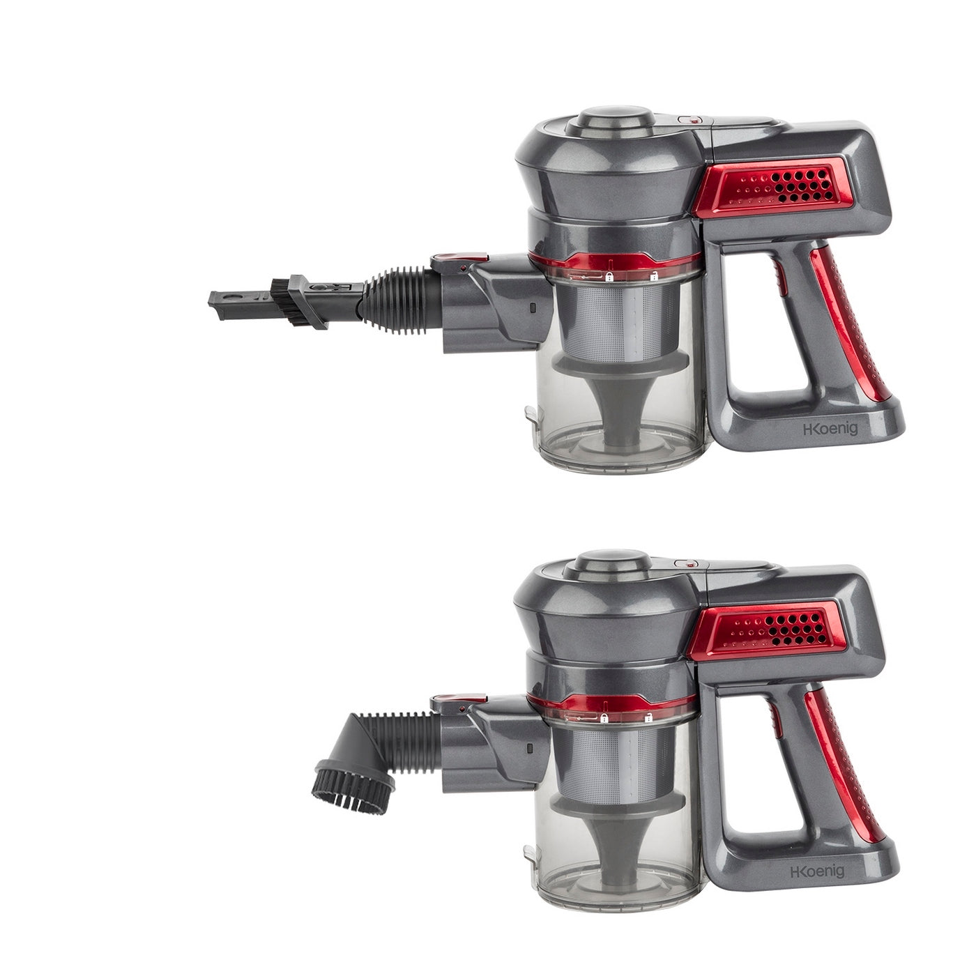 2-in-1 Cordless Stick Vacuum Cleaner Powerclean - Red