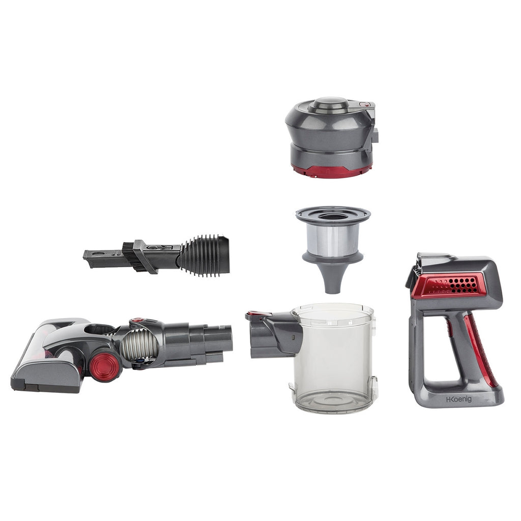 2-in-1 Cordless Stick Vacuum Cleaner Powerclean - Red
