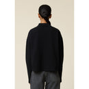 Ami Paris - Garment Dye Long Sleeve Ls Polo - Black/001