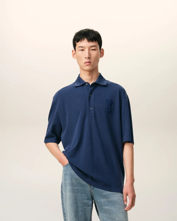 Ami Paris - Ami de Coeur Boxy Cut Polo Shirt
