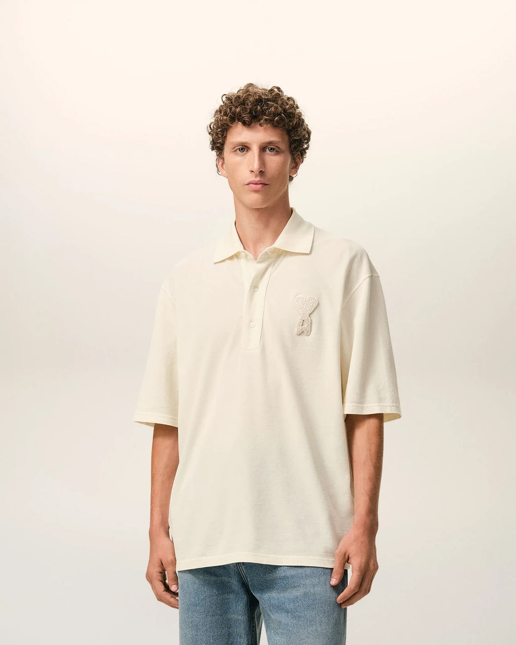 Ami Paris - Ami de Coeur Boxy Cut Polo Shirt
