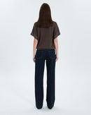 Pull manches courtes taupe_3