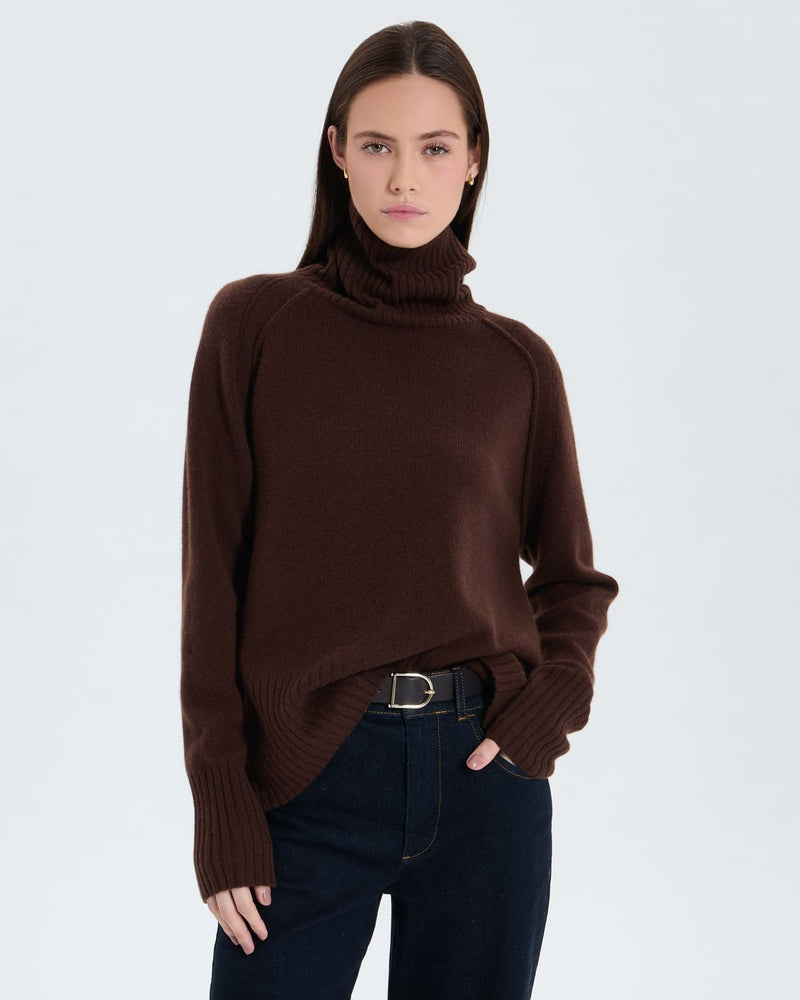 Pull Nefeli chocolat en cachemire_1