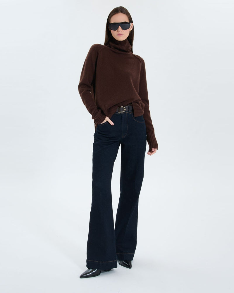 Pull Nefeli chocolat en cachemire_2