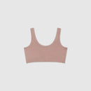 Camiseta sin mangas corta Urban Cut - Malva - Mujer