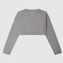 Camiseta corta urbana - Gris - Mujer
