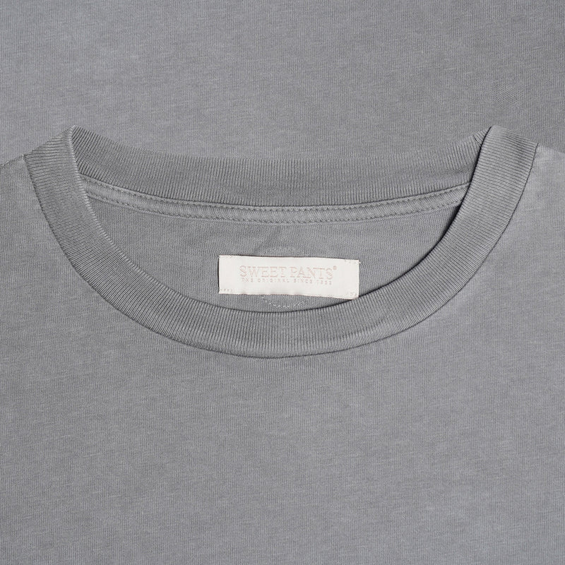 Camiseta corta urbana - Gris - Mujer