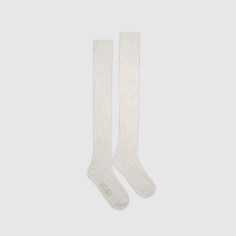 Chaussette Fils Chine - Urban Long Socks - Off White - Mixte