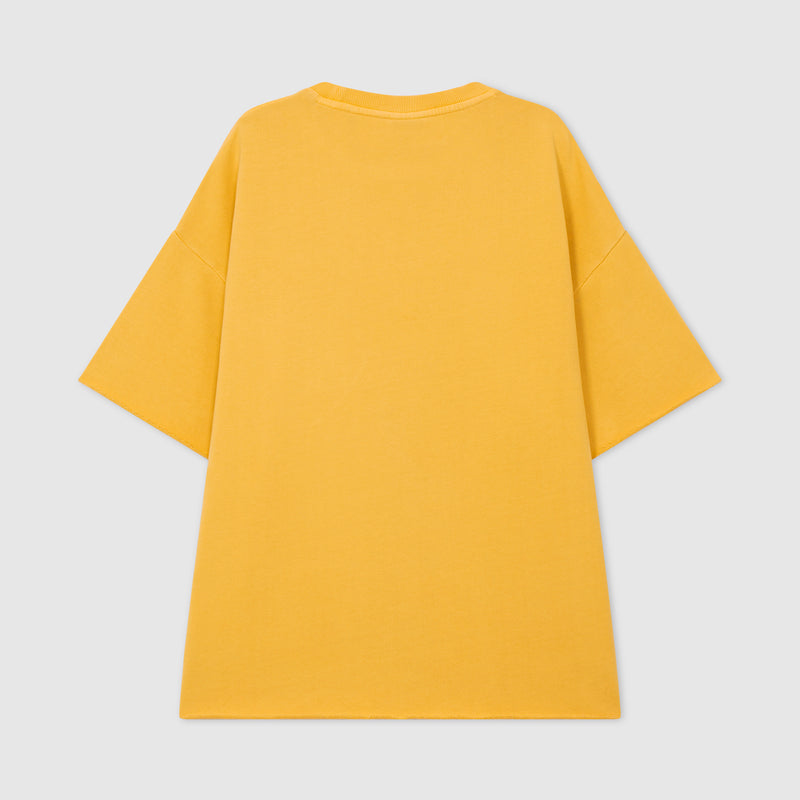 Sweat Manche Courte - Yellow - Mixte
