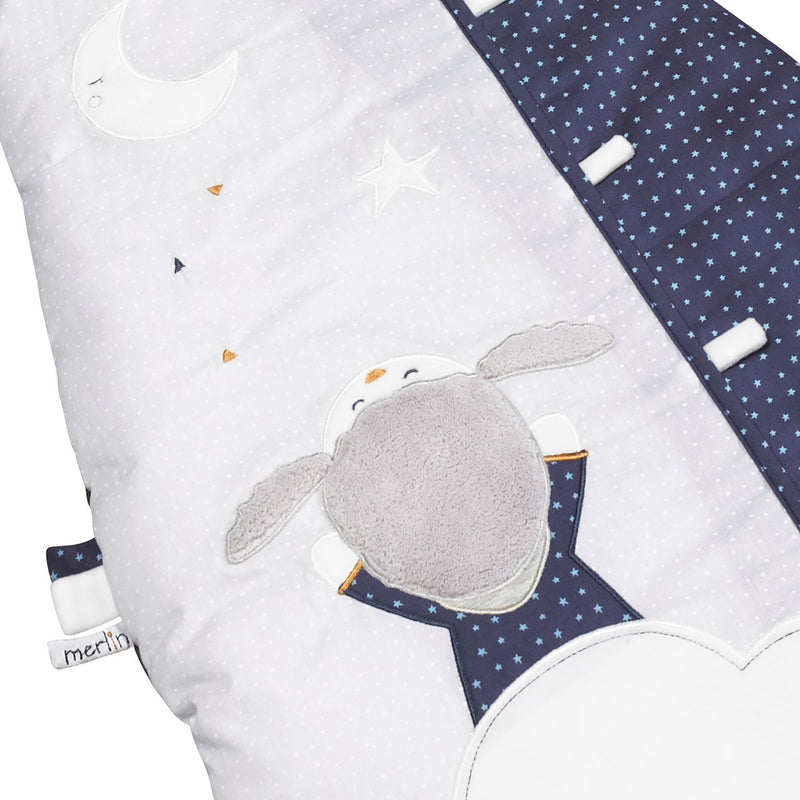 Gigoteuse En Coton Gris Perle Et Nuit - Gris