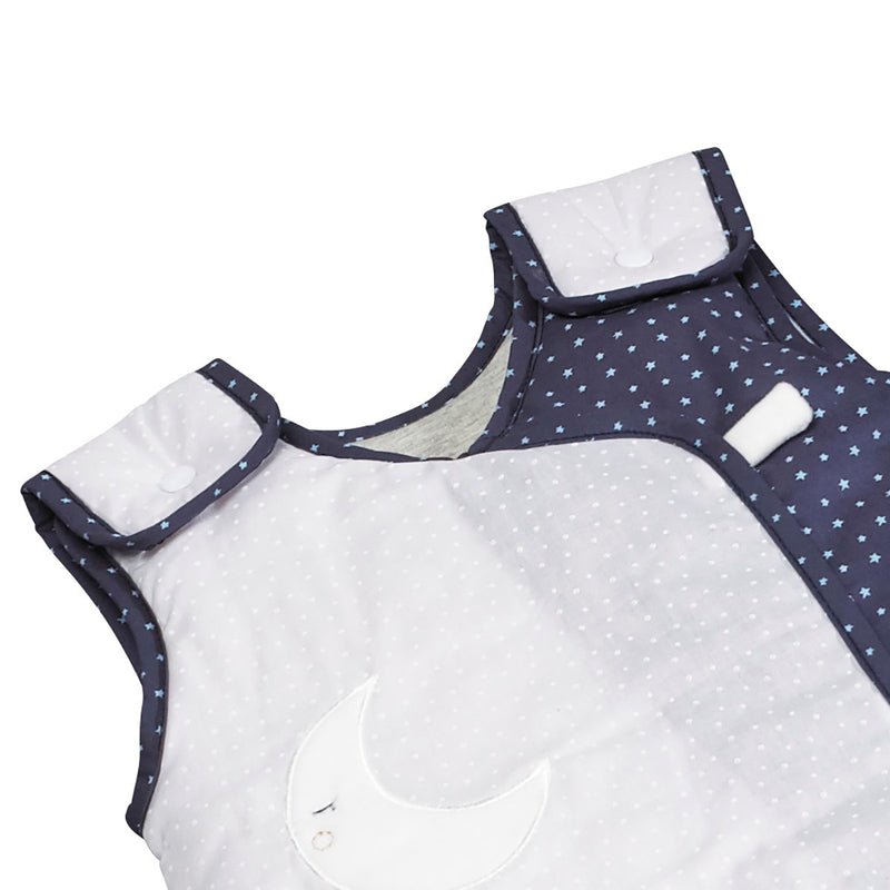 Gigoteuse En Coton Gris Perle Et Nuit - Gris