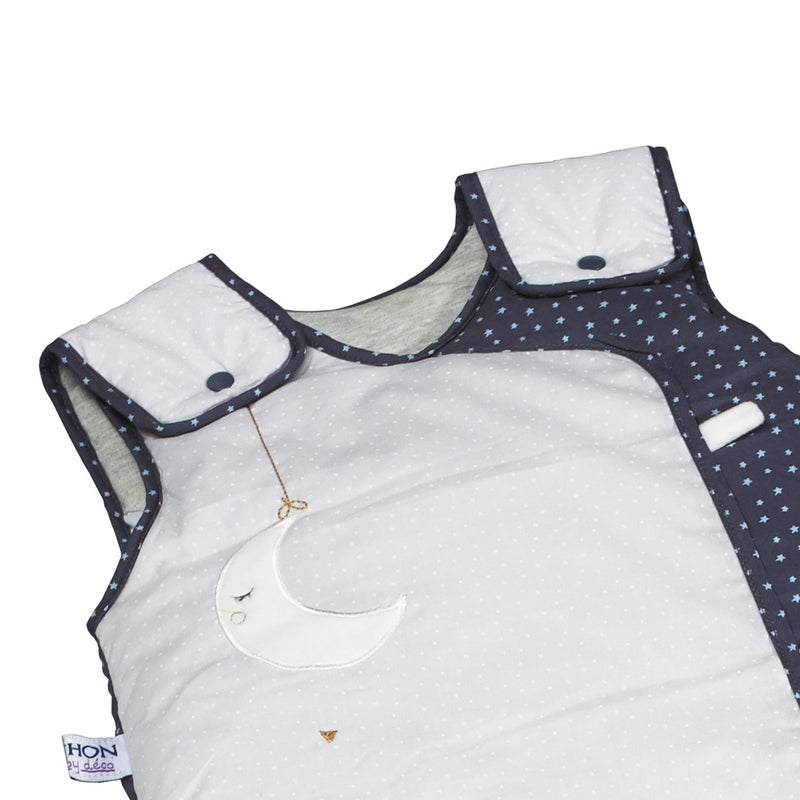 Gigoteuse En Coton Gris Perle Et Nuit - Gris