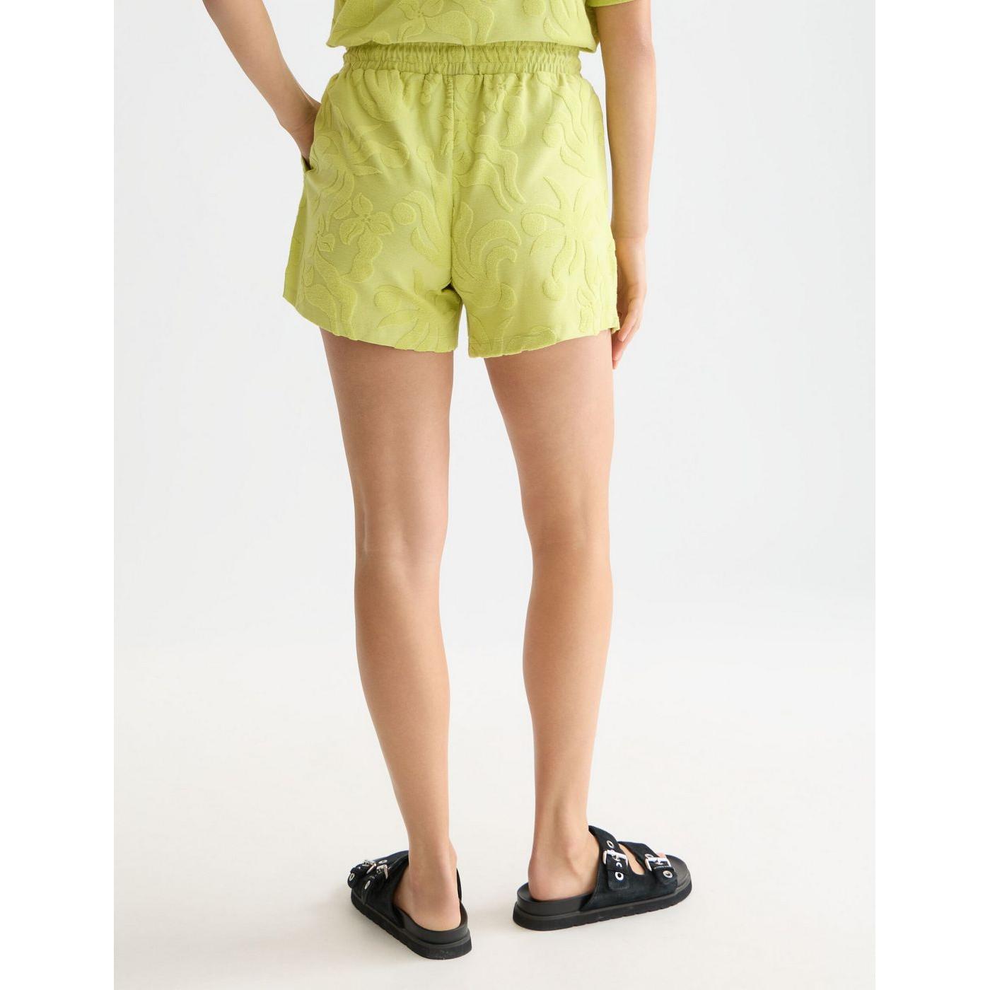 Short Towelling - Green Oasis