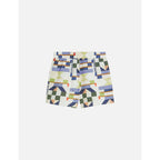 Short Printed And Stich-Embroidered - Patchwork Infinity