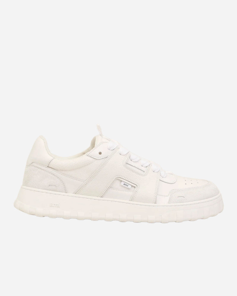Ami Paris - Zapatillas bajas A Walk blancas de piel lisa