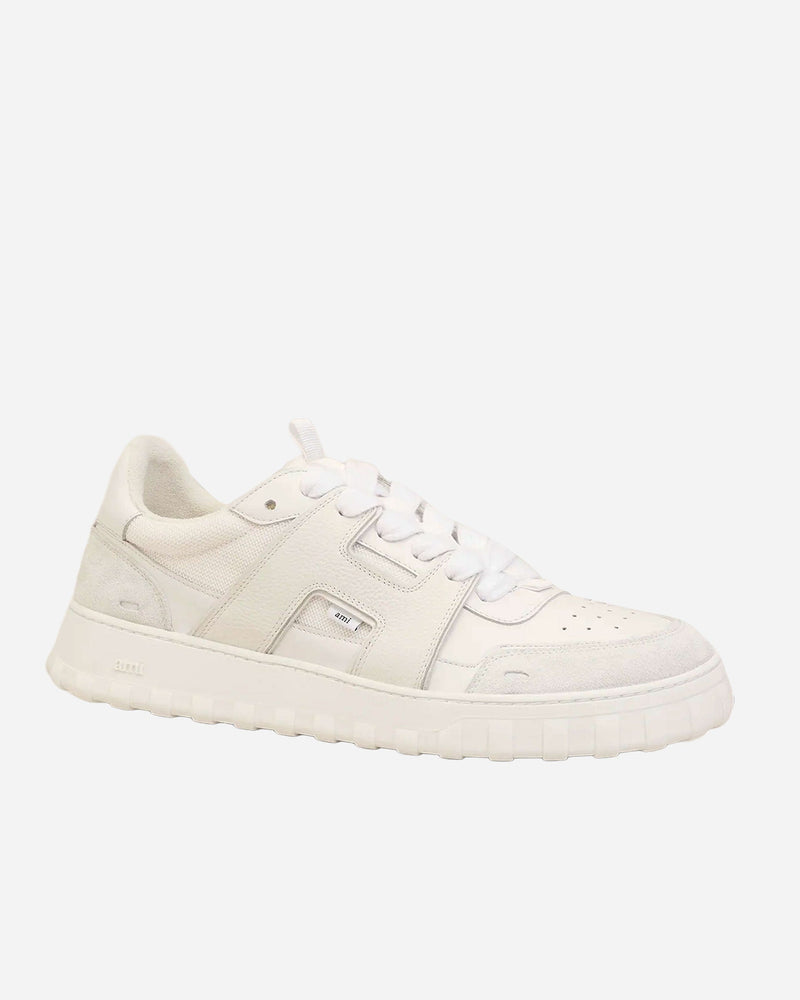 Ami Paris - Zapatillas bajas A Walk blancas de piel lisa