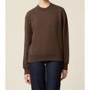 Ami Paris - Ami De Co Sweatshirt - Dark Coffee/221