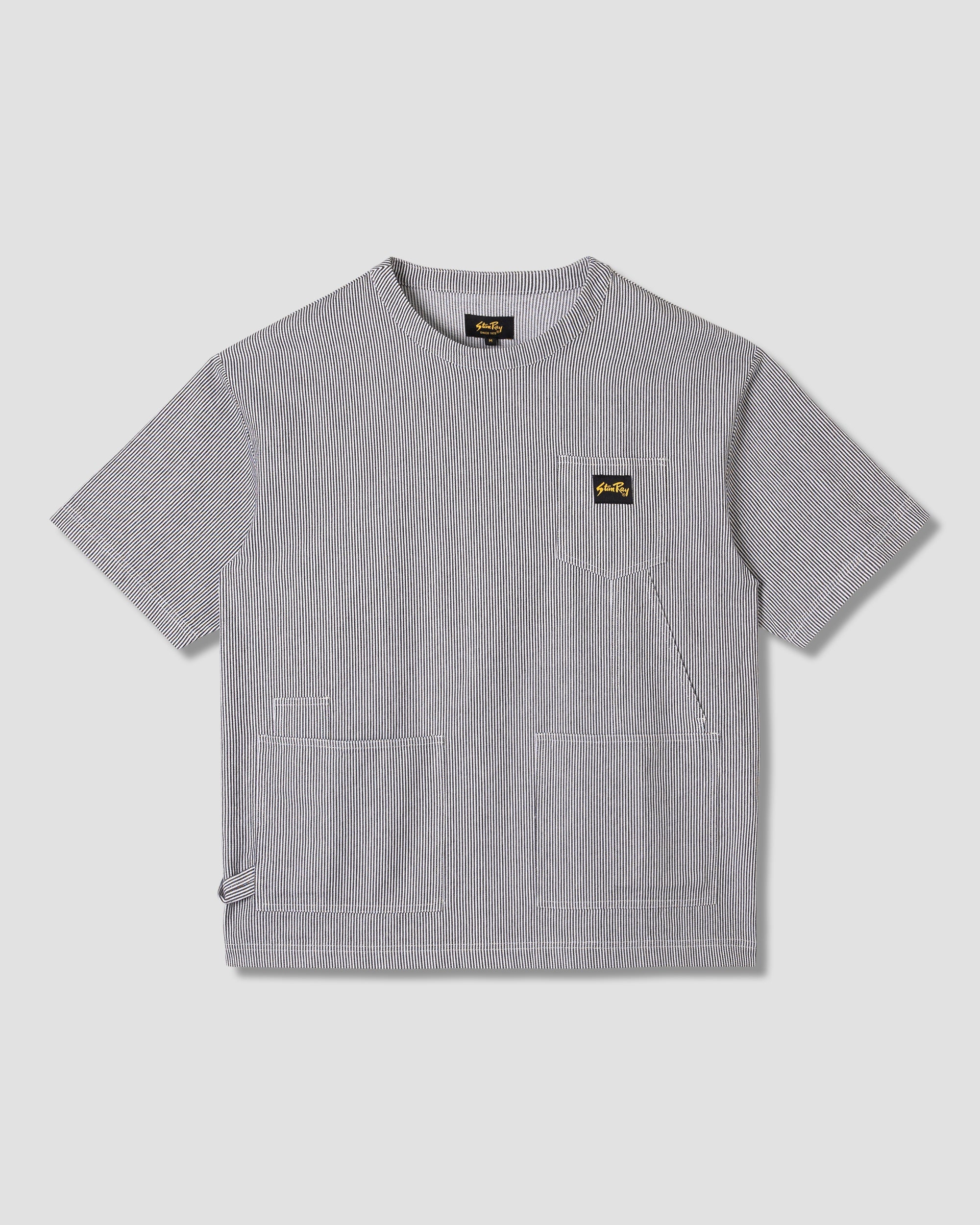 Utility Painter Tee - Aged Hickory Stripe