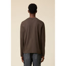 Ami Paris - Red Adc T-Shirt Long Sleeve - Dark Coffee/221