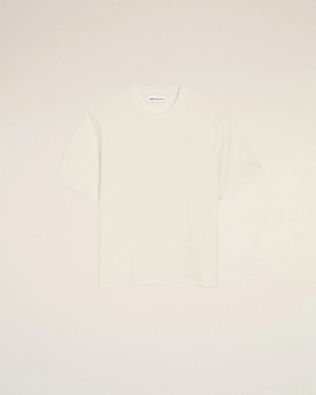 Ami Paris - T-Shirt Ami De Coeur Embossé En Coton