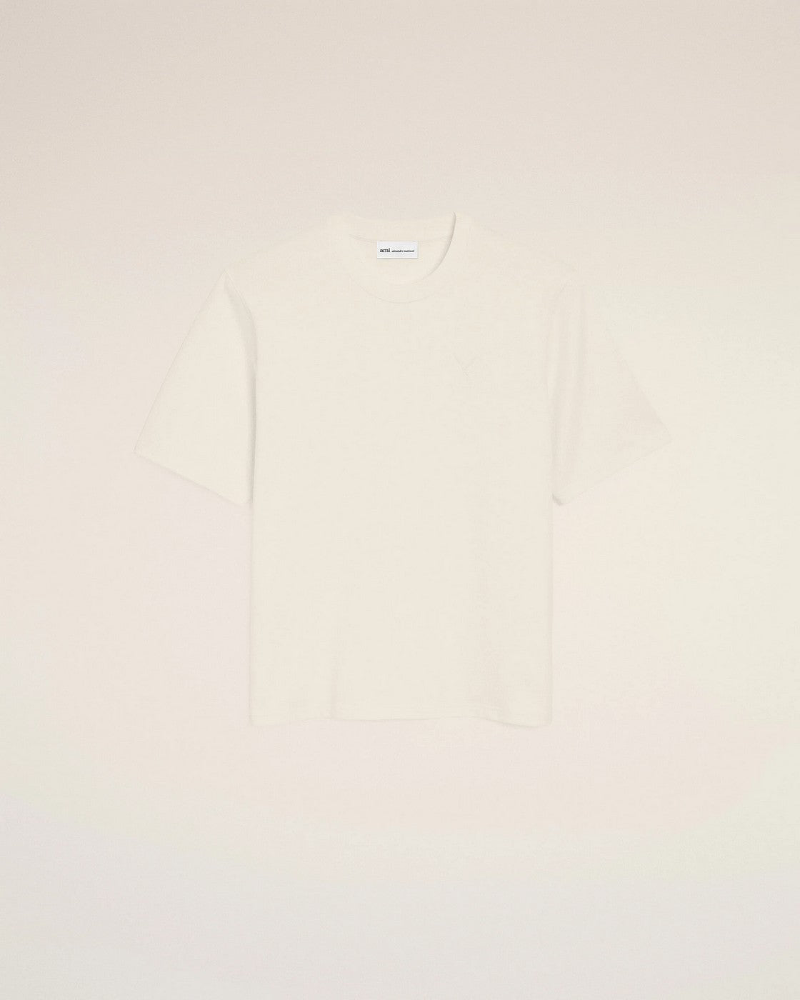Ami Paris - T-Shirt Ami De Coeur Embossé En Coton