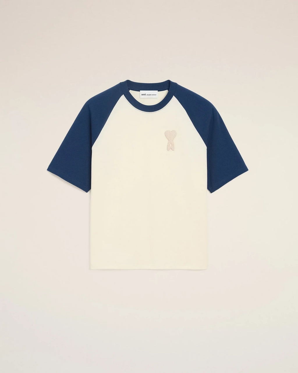 Ami Paris - T-Shirt Ami De Coeur Avec Patch En Crochet