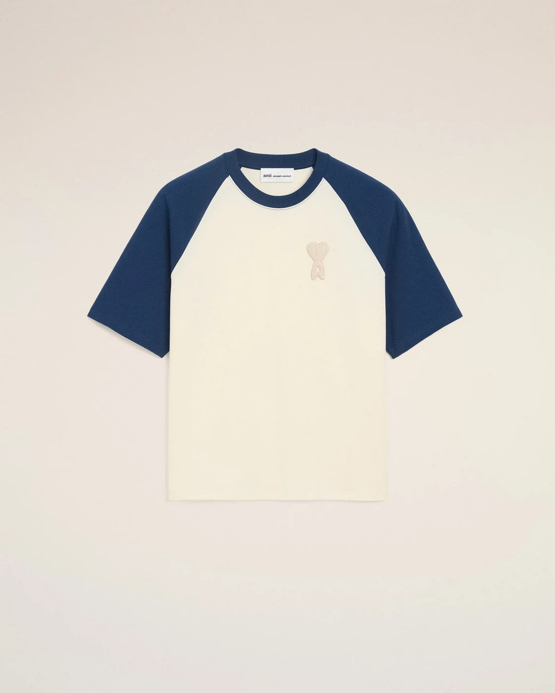 Ami Paris - T-Shirt Ami De Coeur Avec Patch En Crochet