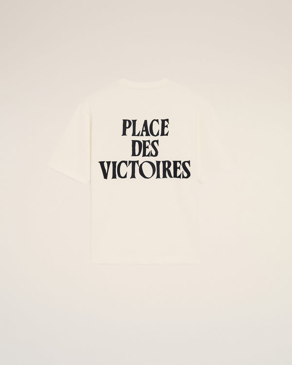 Ami Paris - Camiseta Place Des Victoires – Blanco